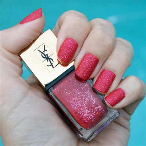 ysl red lights nail polish swatch|YSL Dazzling Lights Holiday 2017 Collection .